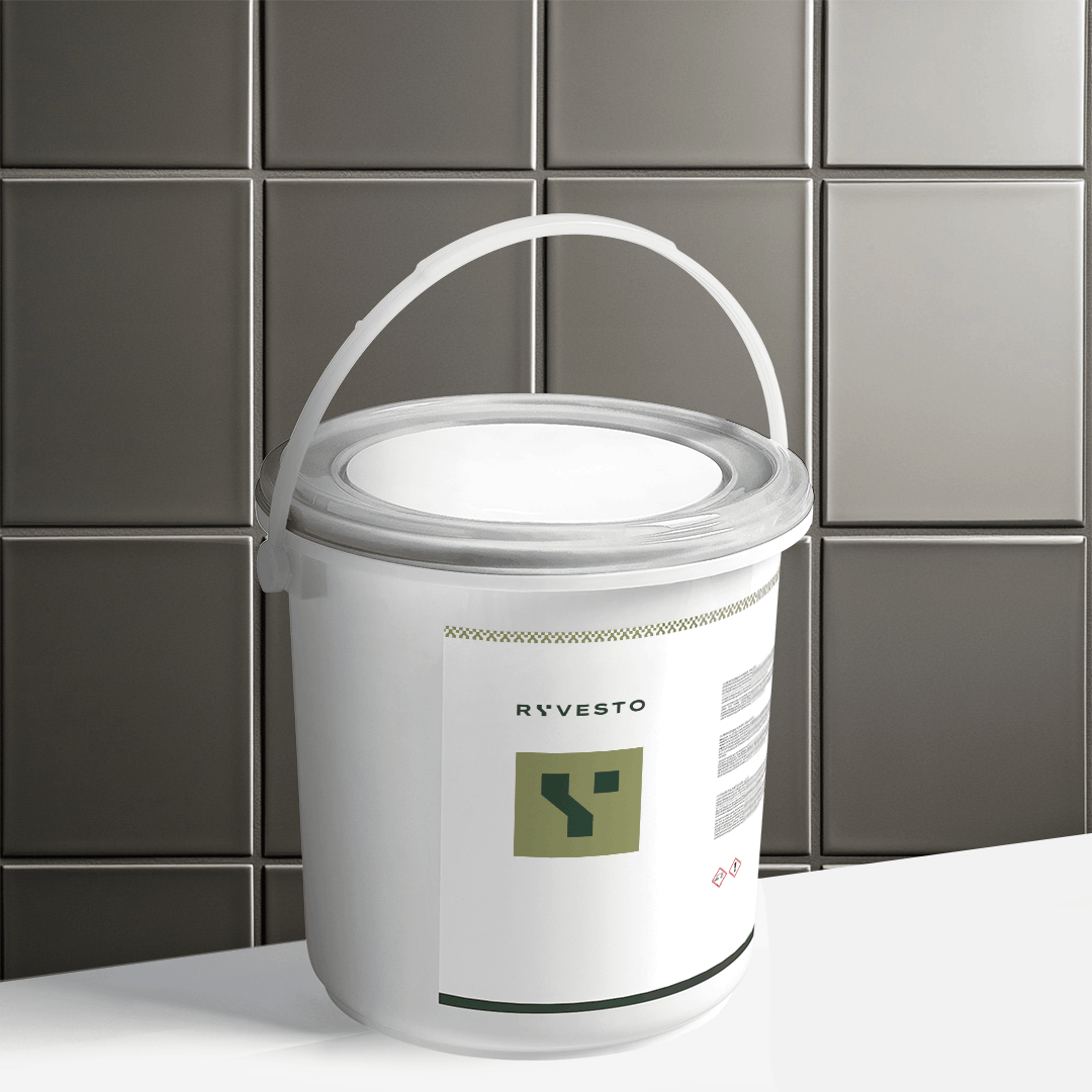 ryvesto waterfinish 1k plus satin - ral 7039 grigio quarzo - finitura acrilpoliuretanica idrodiluibile monocomponente a base di resine sintetiche modificate - kg 1,1 - foto 1