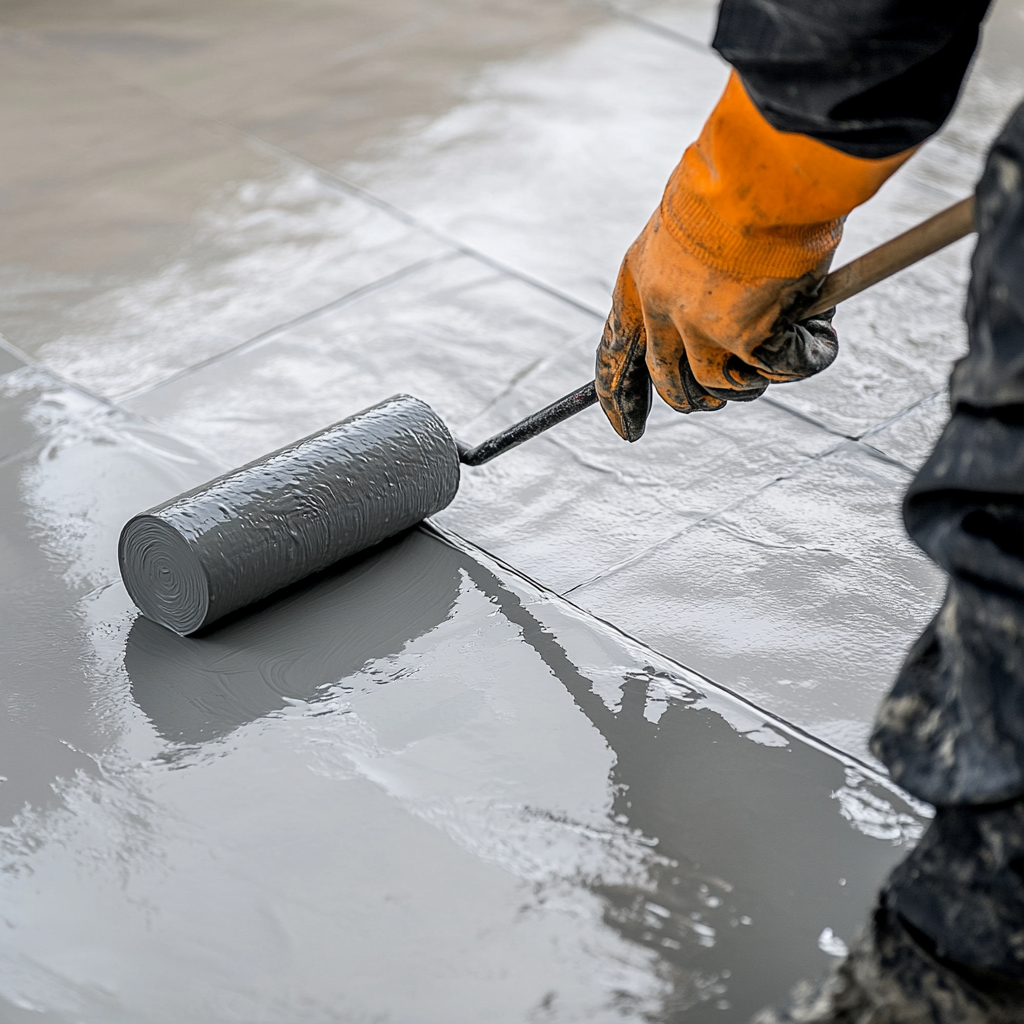 ryvesto akrylpaint color - colore grigio-disponibili colori ral - resina metacrilica super protettiva antipolvere per pavimenti - kg 1 - foto 2