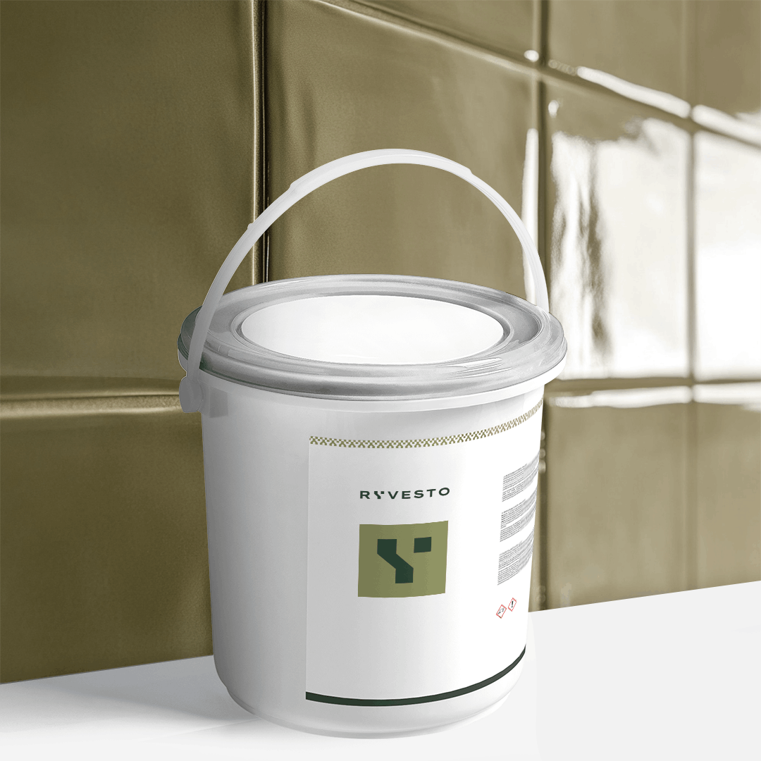 ryvesto waterfinish 1k plus semi-shiny - ral 1000 beige verdastro - finitura acrilpoliuretanica idrodiluibile monocomponente a base di resine sintetiche modificate - kg 1,1 - foto 1