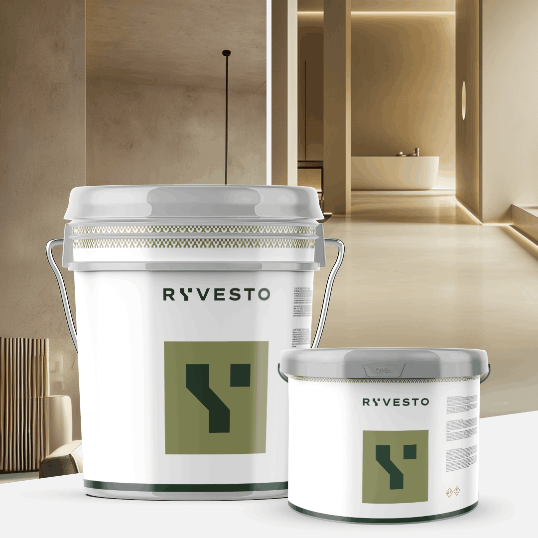 ryvesto waterfinish 2k plus matt (a+b) - ral 1014 avorio - finitura poliuretanica idrodiluibile bicomponente a base di resine sintetiche modificate - kg 6 - a (5,5 kg) + b (0,5 kg) - foto 4
