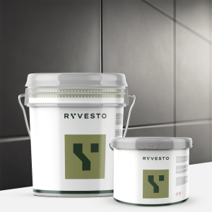 Waterfinish 2k plus matt (a+b) - ral 7012 grigio basalto - finitura poliuretanica idrodiluibile bicomponente a base di resine sintetiche modificate - kg 1,2 - a (1,1 kg) + b (0,1 kg)