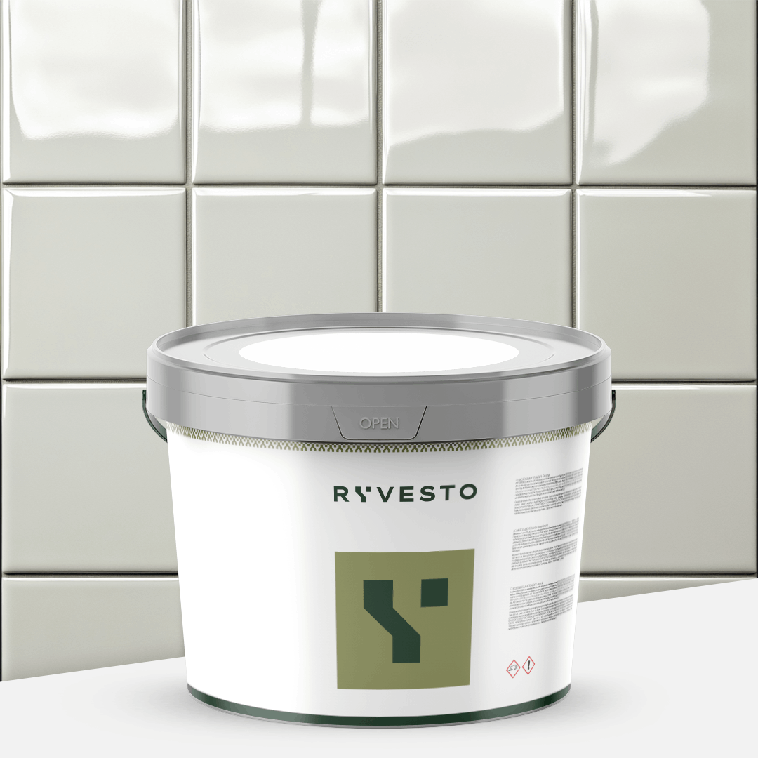 ryvesto waterfinish 1k plus semi-shiny - ral 9002 bianco grigiastro - finitura acrilpoliuretanica idrodiluibile monocomponente a base di resine sintetiche modificate - kg 5,5 - foto 1