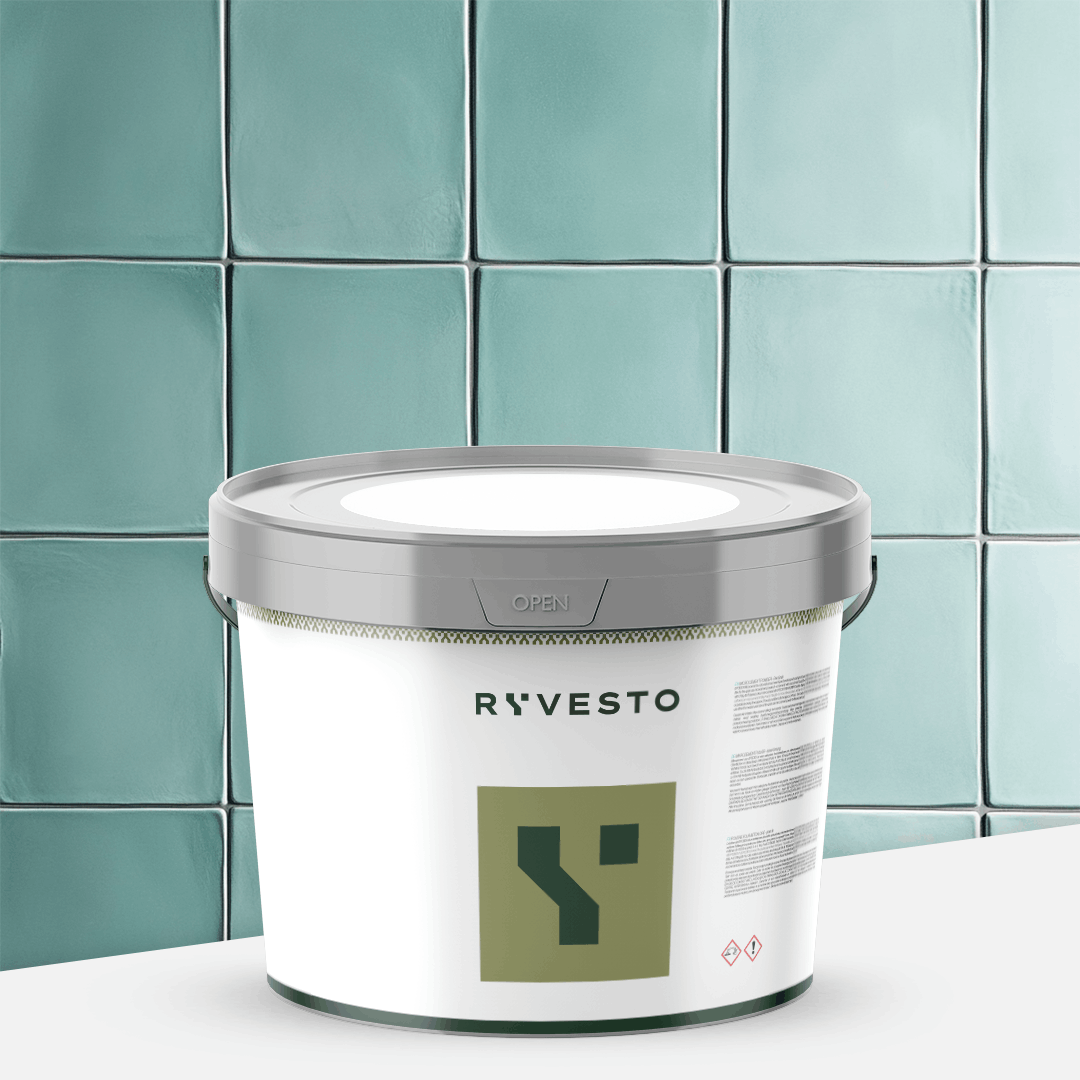 ryvesto waterfinish 1k plus matt - ral 6034 turchese pastello - finitura acrilpoliuretanica idrodiluibile monocomponente a base di resine sintetiche modificate - kg 5,5 - foto 1