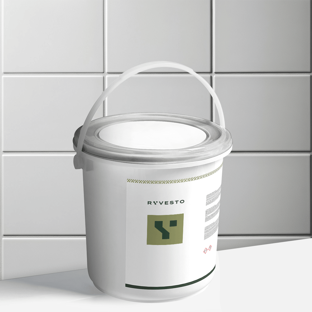 ryvesto waterfinish 1k plus matt - ral 9002 bianco grigiastro - finitura acrilpoliuretanica idrodiluibile monocomponente a base di resine sintetiche modificate - kg 1,1 - foto 1