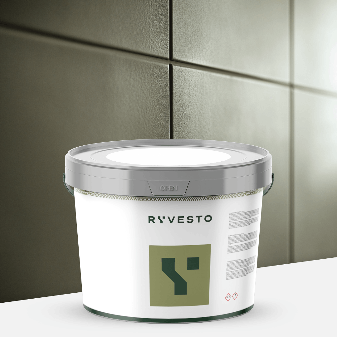 ryvesto waterfinish 1k plus matt - ral 7003 grigio muschio - finitura acrilpoliuretanica idrodiluibile monocomponente a base di resine sintetiche modificate - kg 5,5 - foto 1