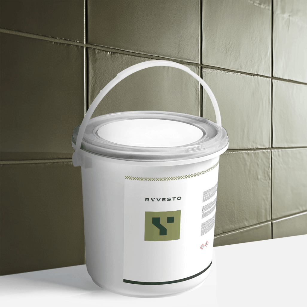 ryvesto waterfinish 1k plus matt - ral 6006 oliva grigiastro - finitura acrilpoliuretanica idrodiluibile monocomponente a base di resine sintetiche modificate - kg 1,1 - foto 1