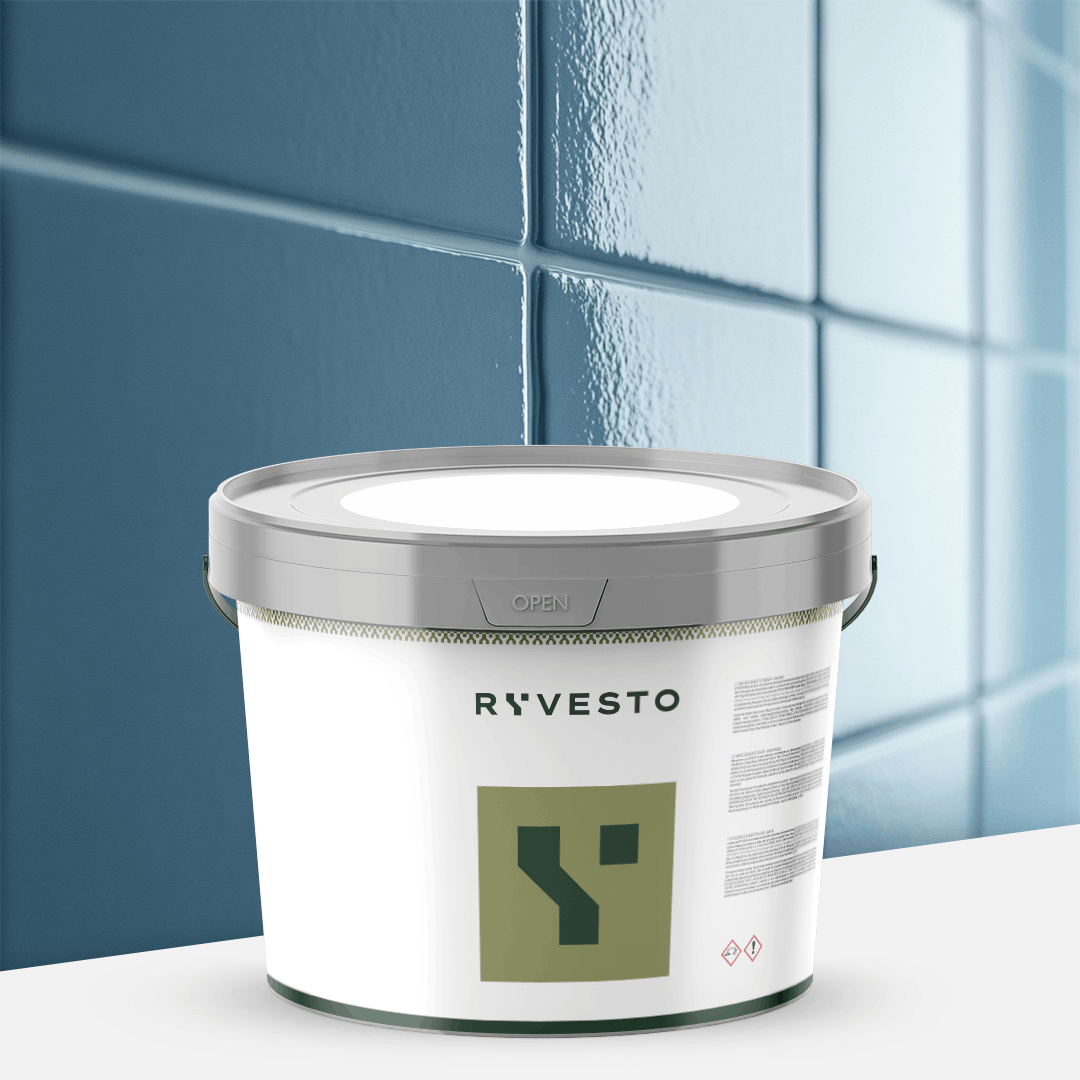 ryvesto waterfinish 1k plus semi-shiny - ral 5023 blu distante - finitura acrilpoliuretanica idrodiluibile monocomponente a base di resine sintetiche modificate - kg 5,5 - foto 1
