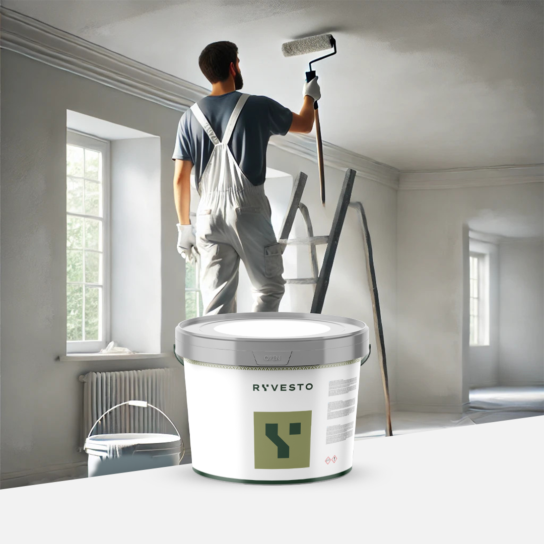 ryvesto mykosinter r - pittura murale antimuffa all'acqua - kg 5 - foto 1