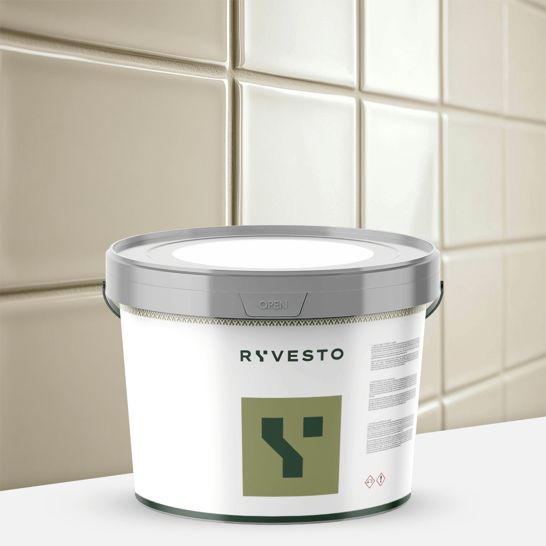 ryvesto waterfinish 1k plus semi-shiny - ral 9001 bianco crema - finitura acrilpoliuretanica idrodiluibile monocomponente a base di resine sintetiche modificate - kg 5,5 - foto 1