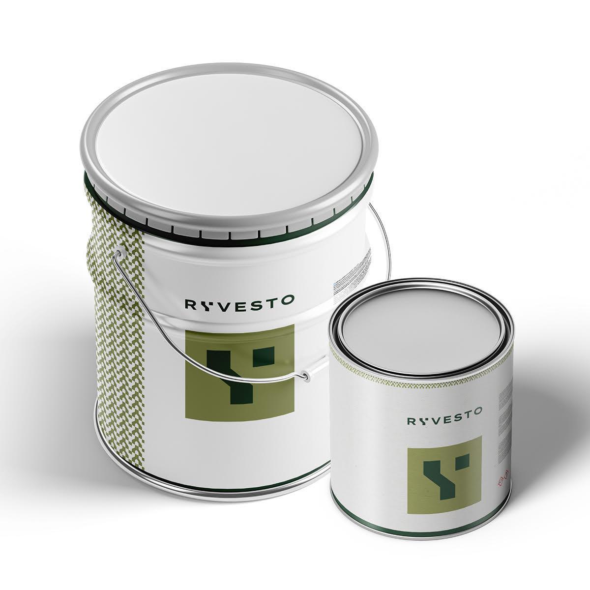 ryvesto polyfinish flu-f + catalizzatore - resina - smalto poliuretanico bicomponente fluorurato a solvente - trasparente - kg 1+0,500 - foto 1