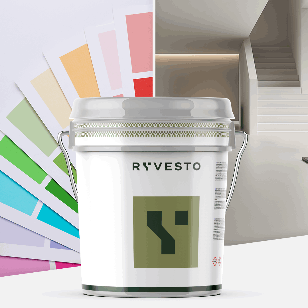 ryvesto monokem f - neutro - resina acrilica monocomponente spatolabile - grana fina - kg 20 - foto 1