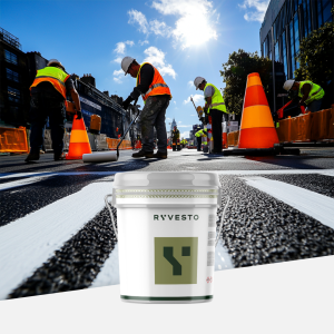 Markingroad - vernice base acqua per segnaletica orizzontale. colore bianco - kg 20