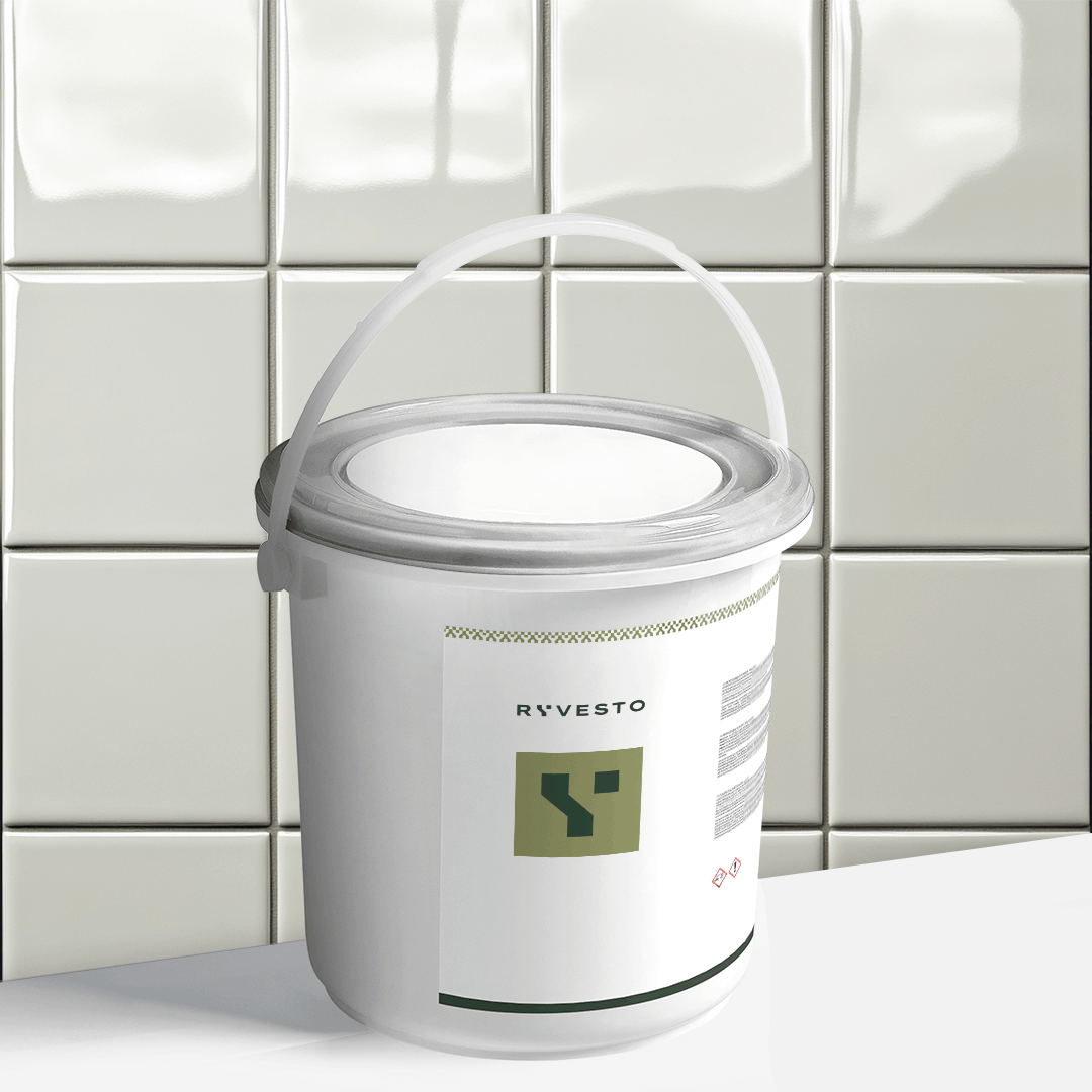 ryvesto waterfinish 1k plus semi-shiny - ral 9002 bianco grigiastro - finitura acrilpoliuretanica idrodiluibile monocomponente a base di resine sintetiche modificate - kg 1,1 - foto 1