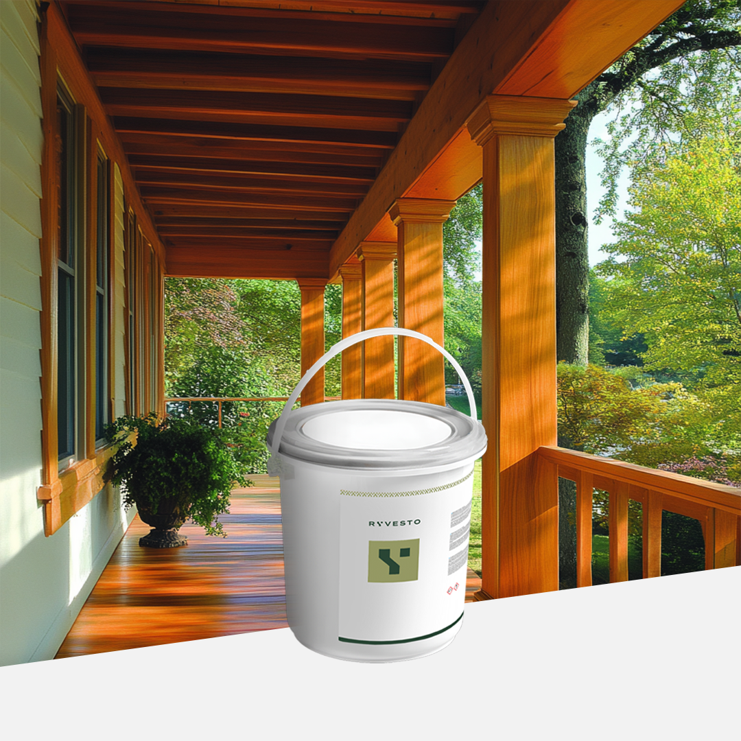 ryvesto lynpha opaca trasparente -  vernice impegnante protettiva per legno base acqua - lt 0,750 - foto 1