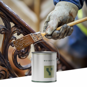 Mykafer - smalto ferromicaceo per ferro con aspetto metallizzato. colore bronzo - lt 2,5