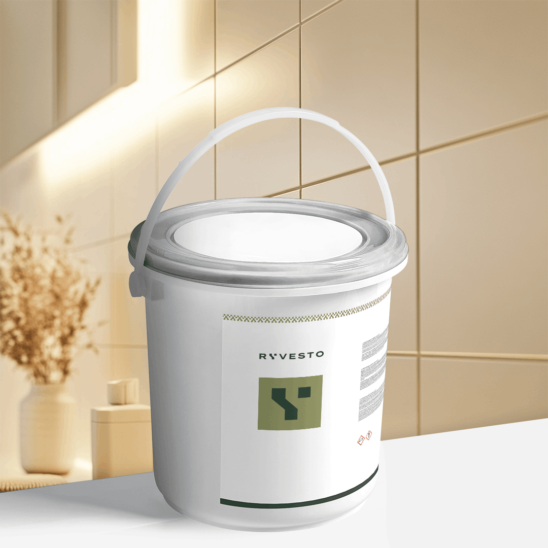 ryvesto waterfinish 1k plus satin - ral 9001 bianco crema - finitura acrilpoliuretanica idrodiluibile monocomponente a base di resine sintetiche modificate - kg 1,1 - foto 1