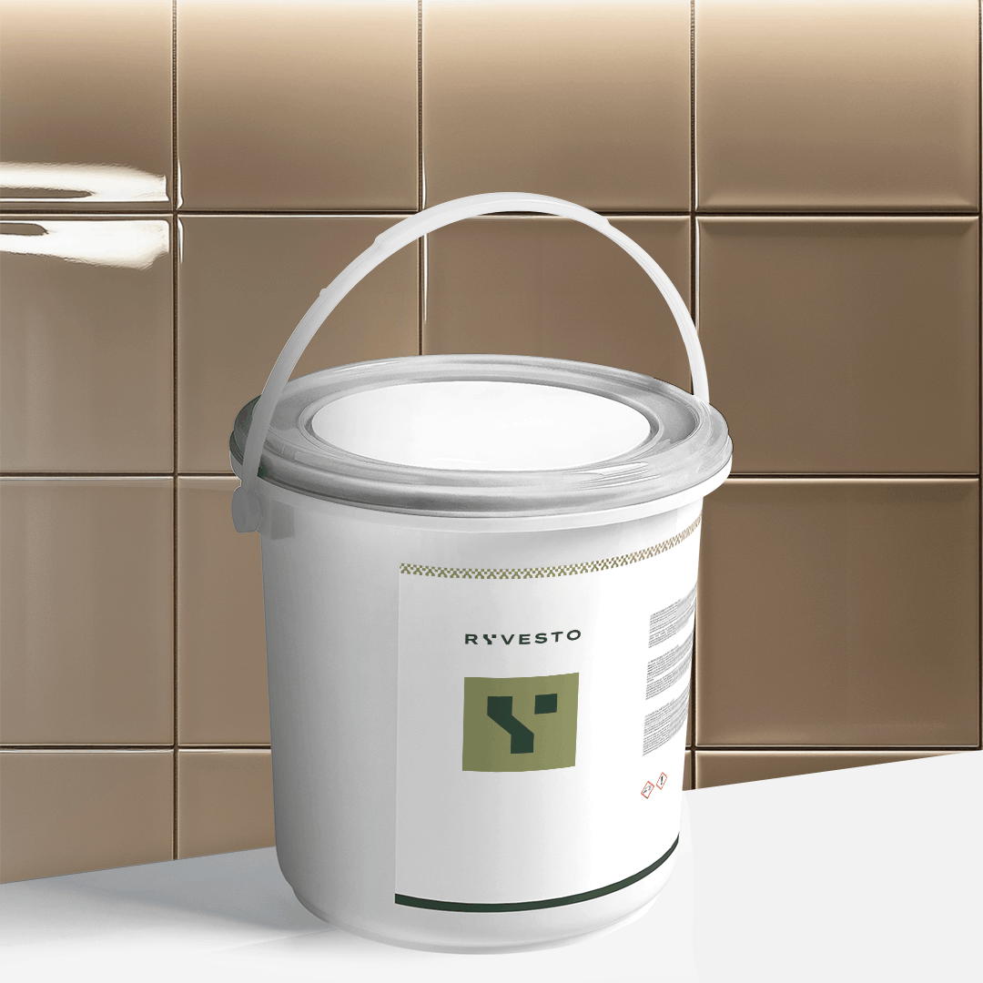 ryvesto waterfinish 1k plus semi-shiny - ral 7006 grigio beige - finitura acrilpoliuretanica idrodiluibile monocomponente a base di resine sintetiche modificate - kg 1,1 - foto 1