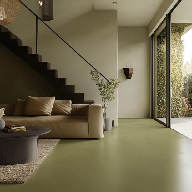 ryvesto kolor water add - ral 6003 - verde oliva - pasta colorante all' acqua per tutti i tipi di resine monocomponenti e bicomponenti all' acqua - kg 1 - foto 3