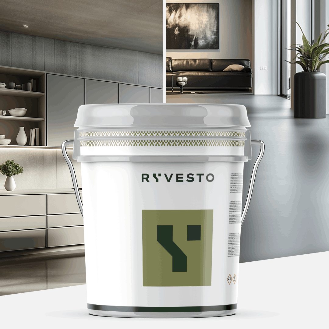 ryvesto monokem f - kolor - ral 7039 grigio quarzo - resina acrilica monocomponente spatolabile - grana fina - kg 21 - foto 1