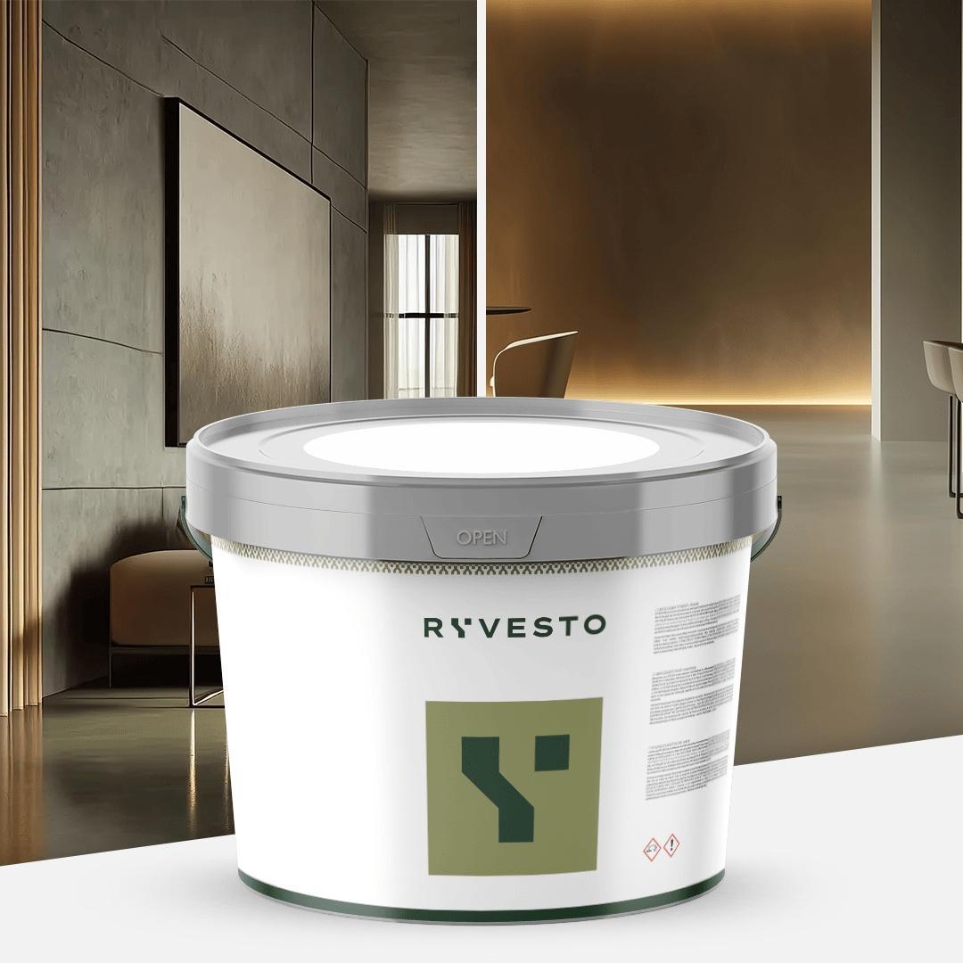 ryvesto monokem f - kolor - ral 7002 grigio olivastro - resina acrilica monocomponente spatolabile - grana fina - kg 5,5 - foto 1
