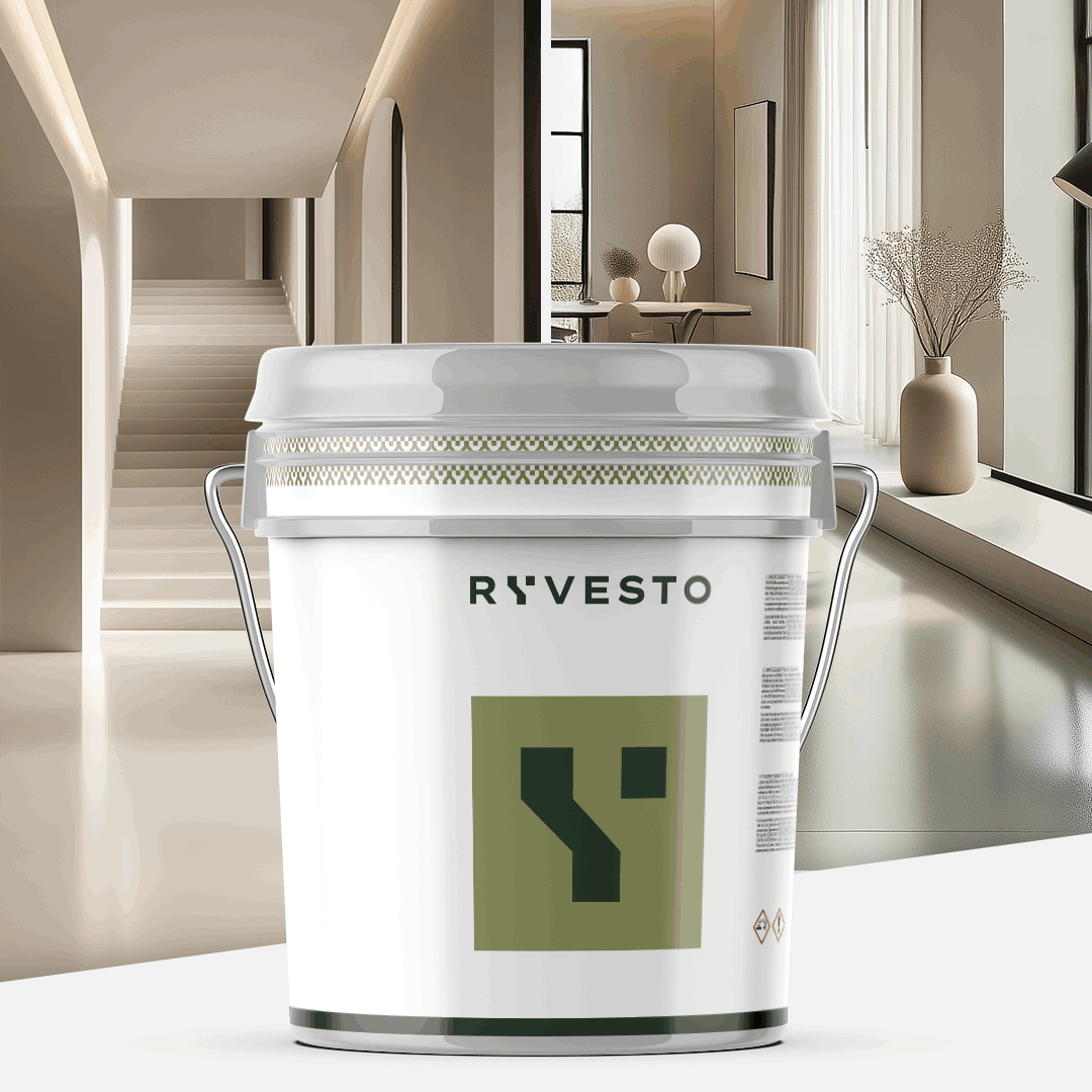 ryvesto monokem f - kolor - ral 9001 bianco crema - resina acrilica monocomponente spatolabile - grana fina - kg 21 - foto 1
