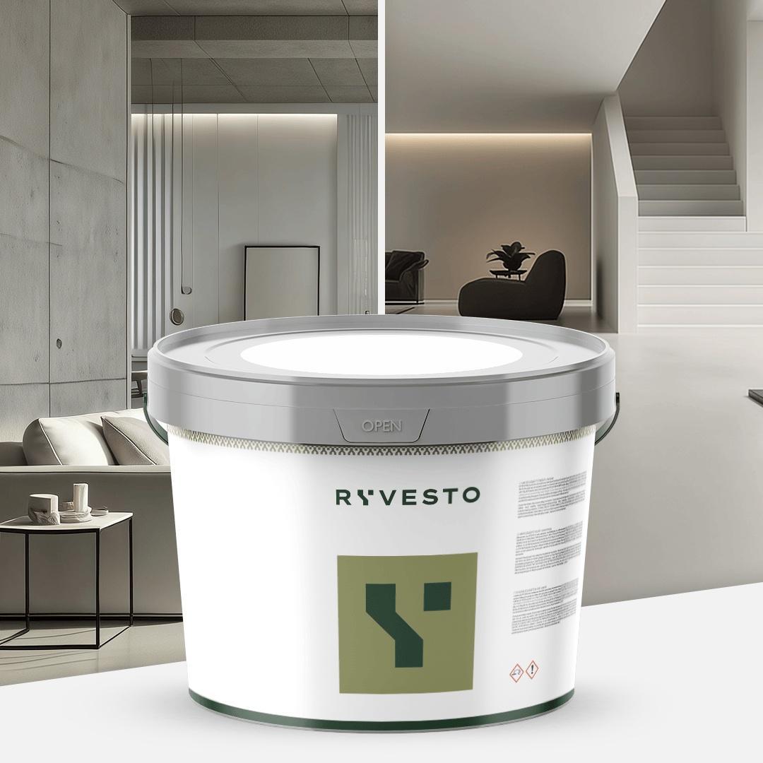ryvesto monokem f - kolor - ral 9010 bianco puro - resina acrilica monocomponente spatolabile - grana fina - kg 5,5 - foto 1