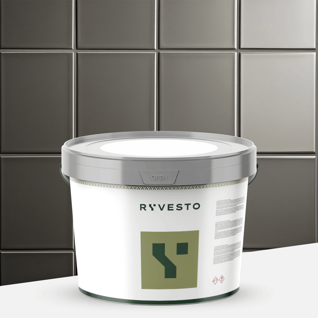 ryvesto waterfinish 1k plus matt - ral 7039 grigio quarzo - finitura acrilpoliuretanica idrodiluibile monocomponente a base di resine sintetiche modificate - kg 5,5 - foto 1
