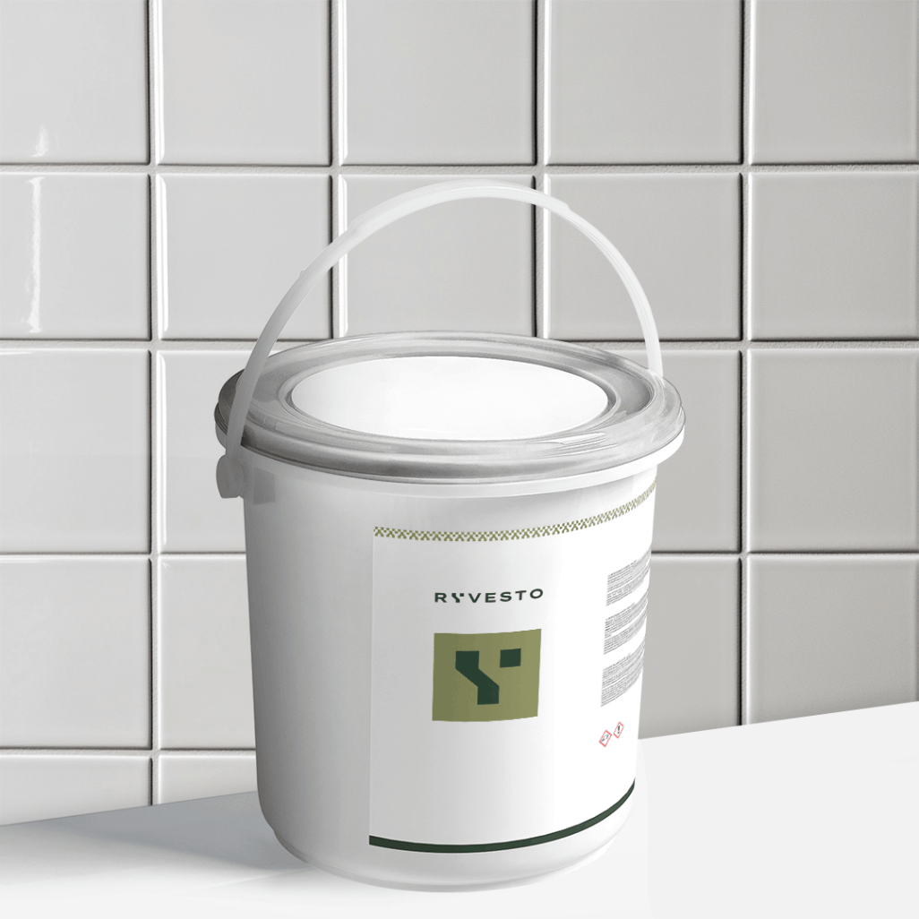 ryvesto waterfinish 1k plus satin - ral 9002 bianco grigiastro - finitura acrilpoliuretanica idrodiluibile monocomponente a base di resine sintetiche modificate - kg 1,1 - foto 1