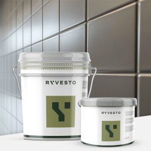 Waterfinish 2k plus - satin (a+b) - ral 7000 grigio vaio - finitura poliuretanica idrodiluibile bicomponente a base di resine sintetiche modificate - kg 1,2 - a (1,1 kg) + b (0,1 kg)