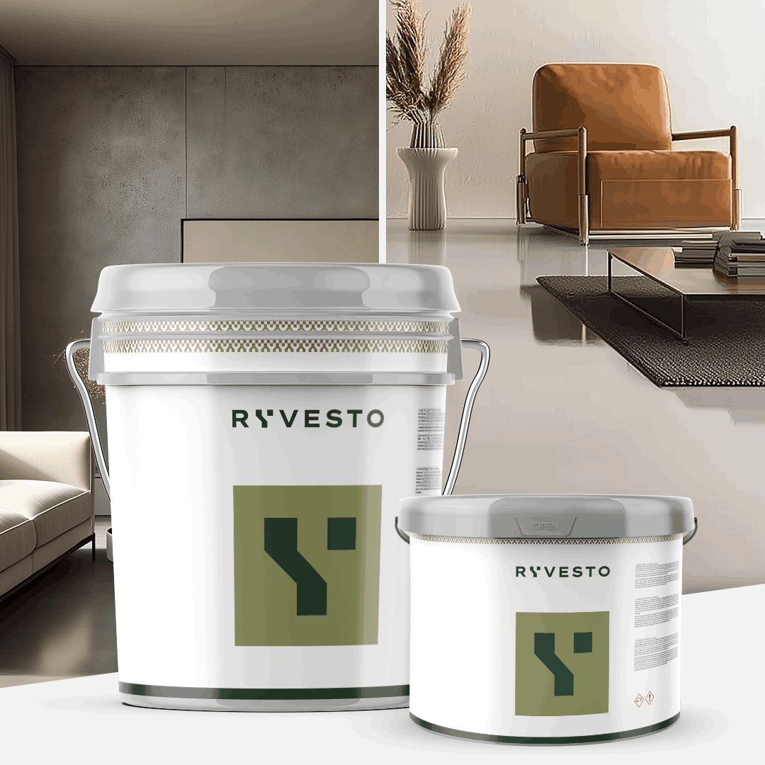 ryvesto waterfinish 2k plus - satin (a+b) - ral 7038 grigio agata - finitura poliuretanica idrodiluibile bicomponente a base di resine sintetiche modificate - kg 1,2 - a (1,1 kg) + b (0,1 kg) - foto 4
