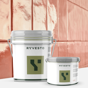 Waterfinish 2k plus - satin (a+b) - ral 3012 rosso beige - finitura poliuretanica idrodiluibile bicomponente a base di resine sintetiche modificate - kg 6 - a (5,5 kg) + b (0,5 kg)