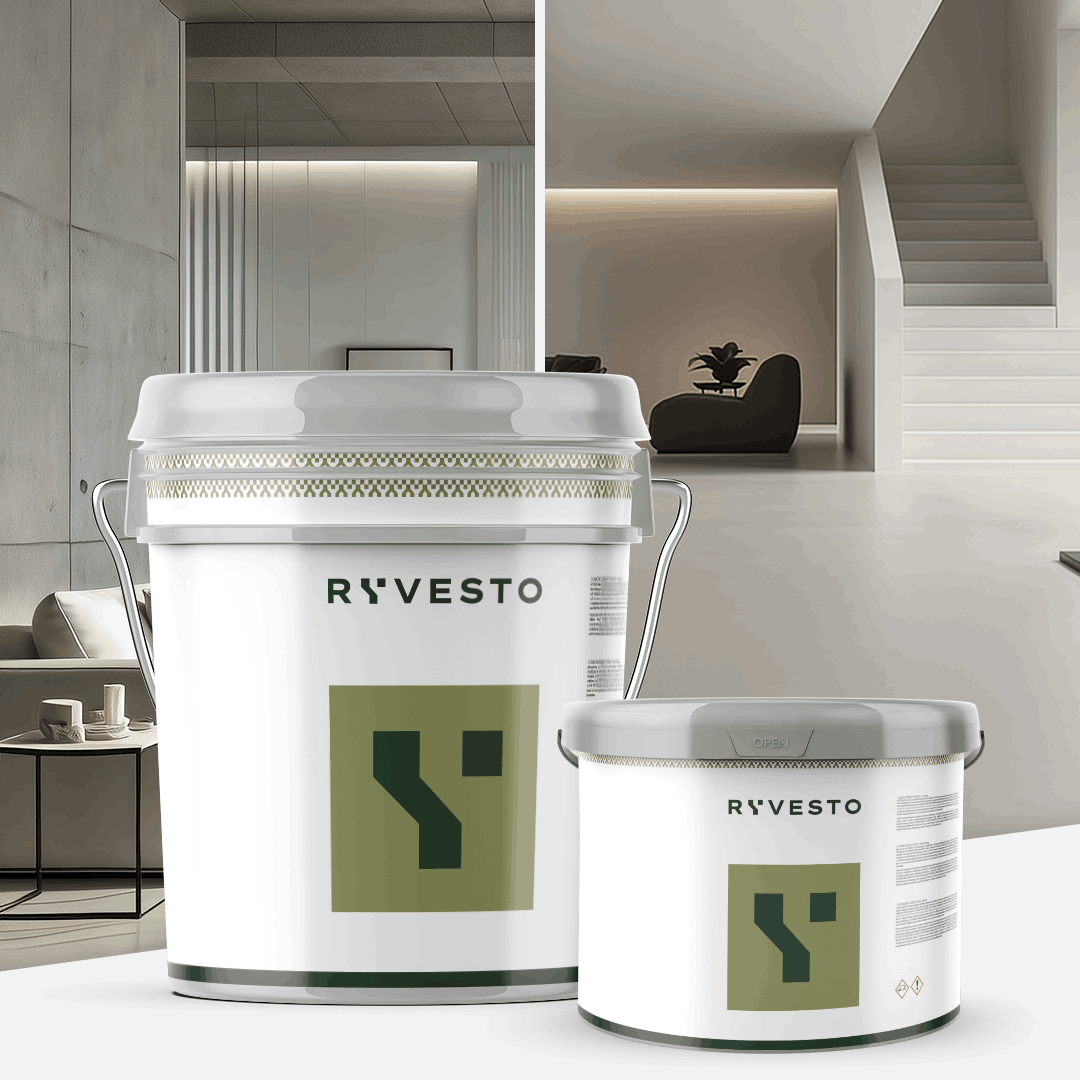 ryvesto waterfinish 2k plus - semi-shiny (a+b) - ral 9010 bianco puro - finitura poliuretanica idrodiluibile bicomponente a base di resine sintetiche modificate - kg 1,2 - a (1,1 kg) + b (0,1 kg) - foto 3
