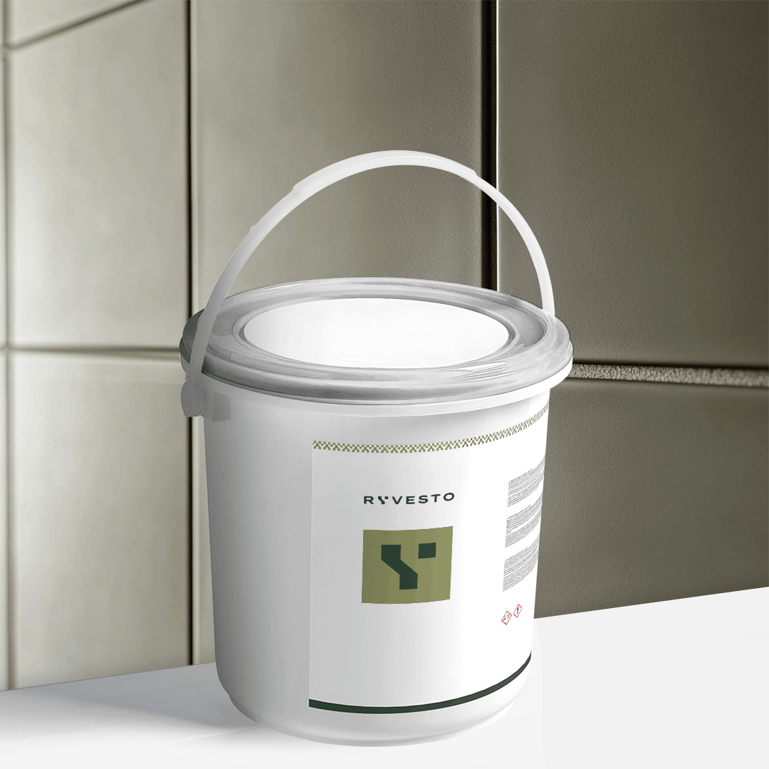 ryvesto waterfinish 1k plus extra - matt - ral 7033 grigio cemento - finitura acrilpoliuretanica idrodiluibile monocomponente a base di resine sintetiche modificate - kg 1,1 - foto 1