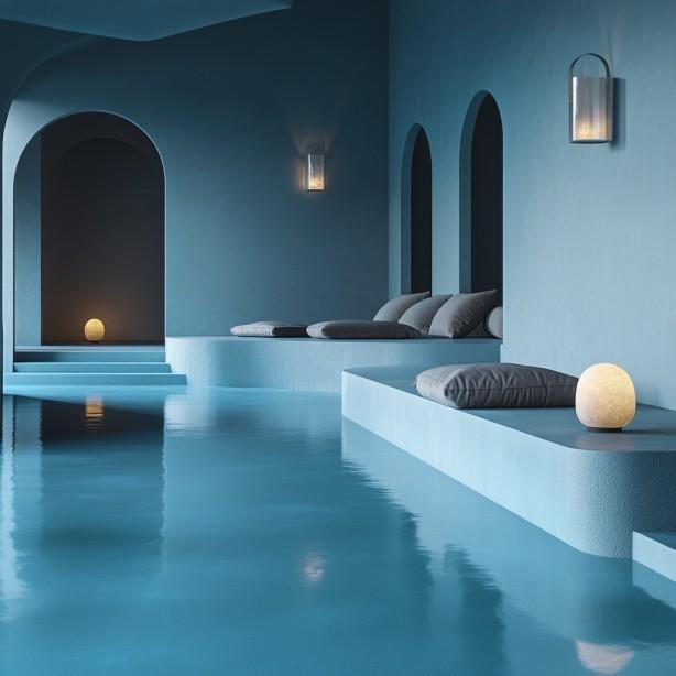 ryvesto kolor water add - ral 5020 - blu oceano - pasta colorante all' acqua per tutti i tipi di resine monocomponenti e bicomponenti all' acqua - kg 0,500 - foto 3