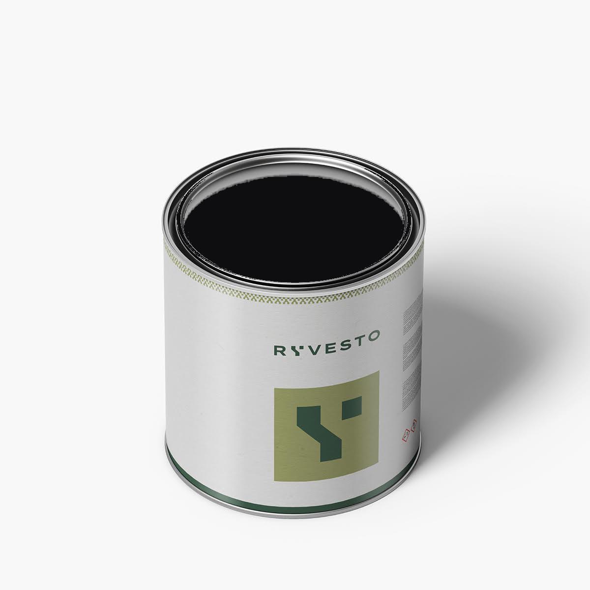 ryvesto kolor water add - ral 9005 - nero intenso - pasta colorante all' acqua per tutti i tipi di resine monocomponenti e bicomponenti all' acqua - kg 0,500 - foto 2